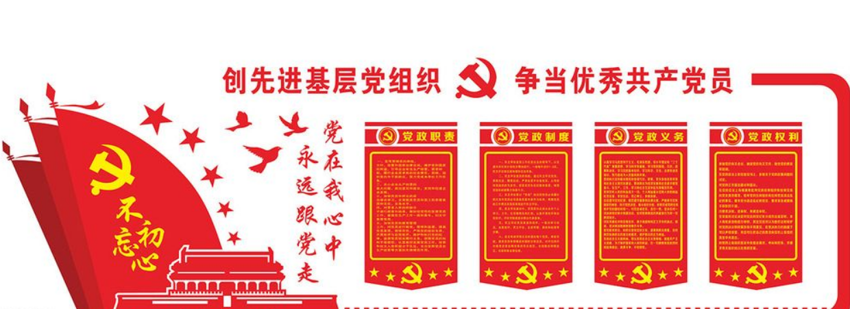 大喜私人定制立体党建文化墙设计